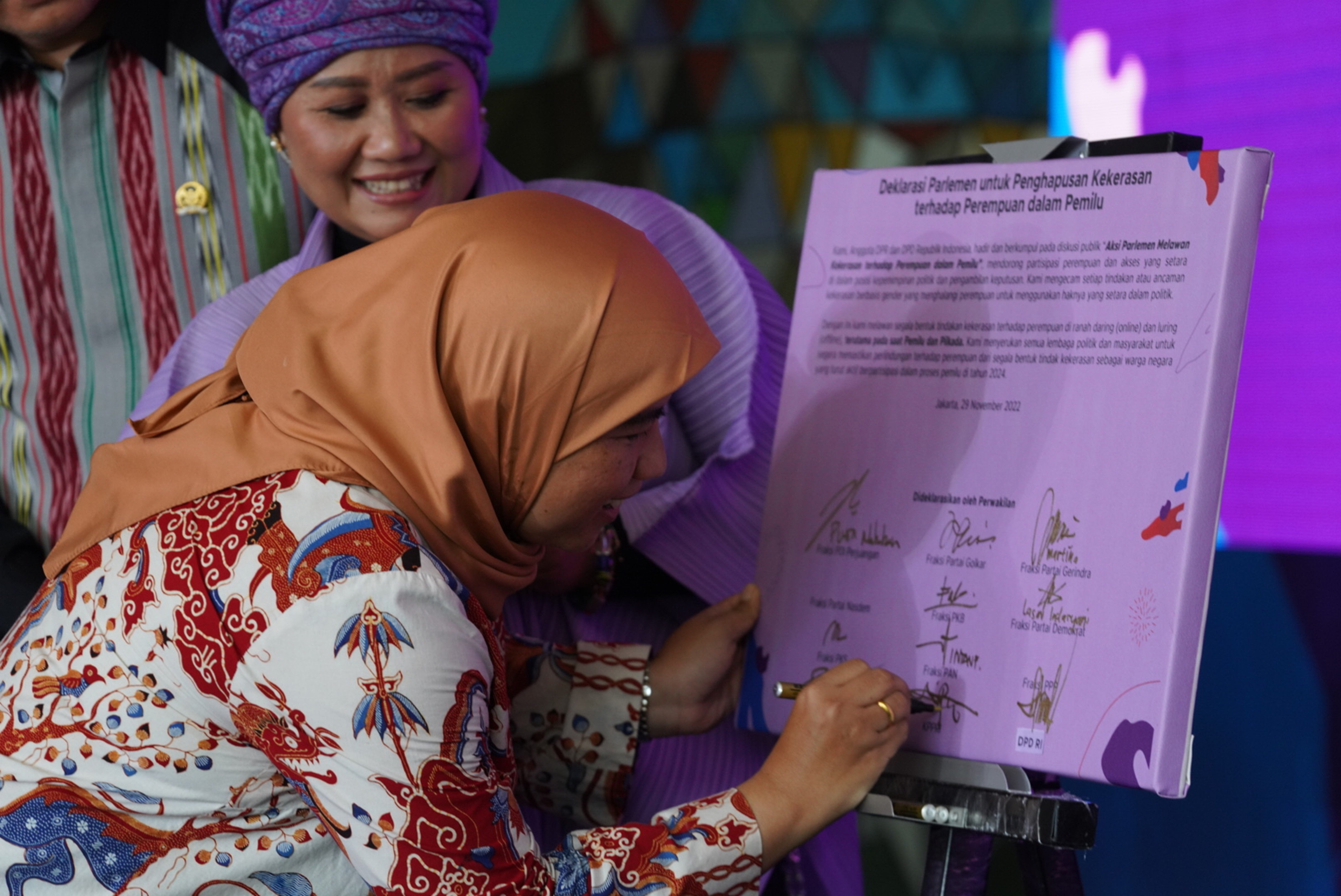 Indonesian parliament calls for urgent action to end violence against